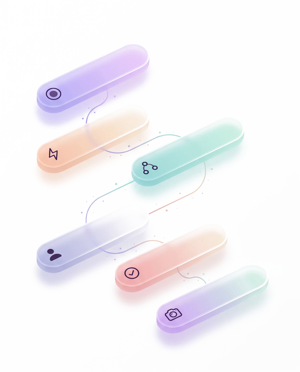 Organizational cognitive layer — artistic visual